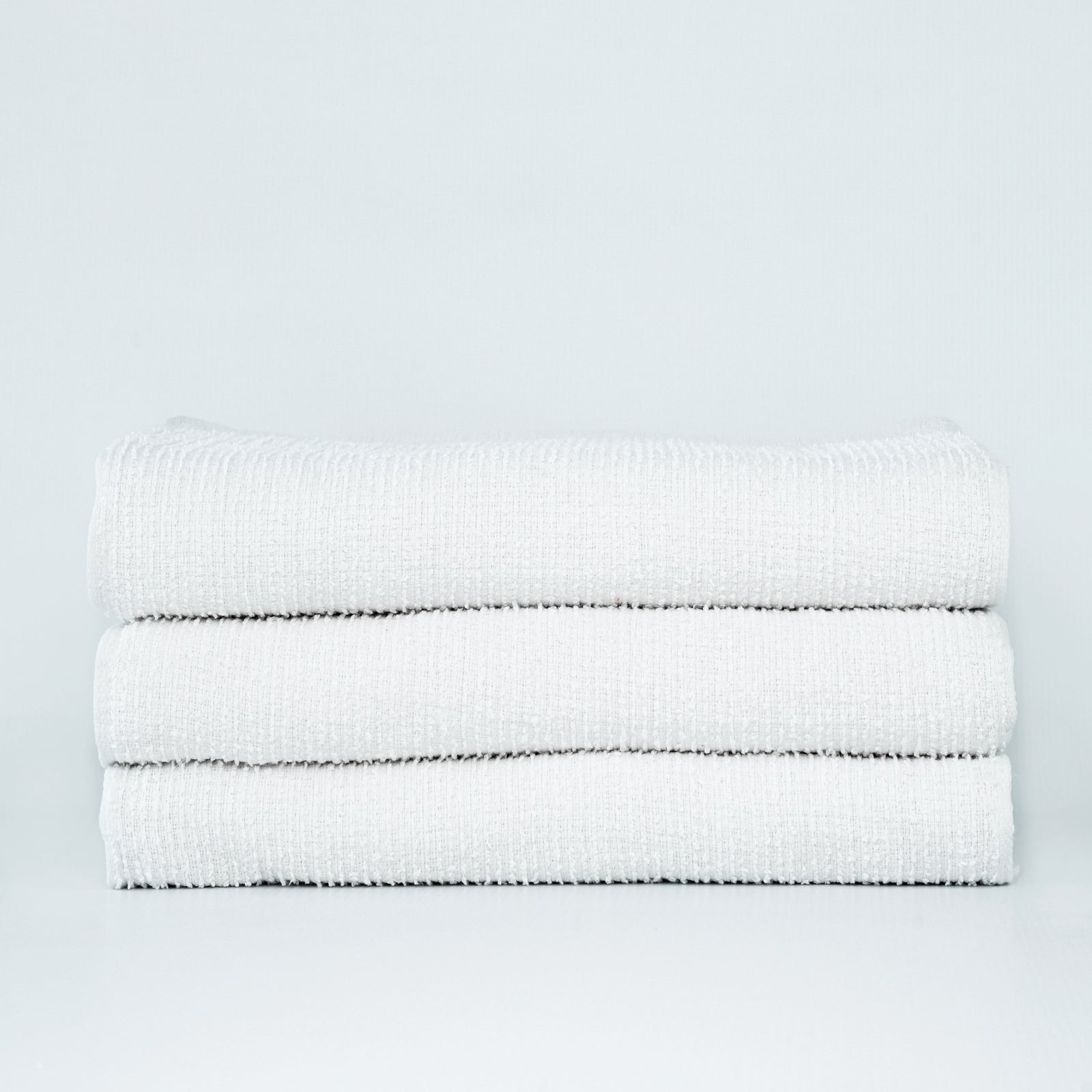 White Ribbed Bar Mop