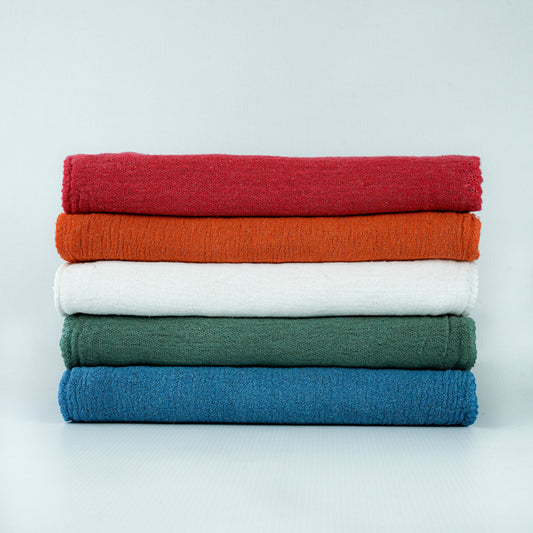 Natural vs Bleached vs Dyed Shop Towels: Which Type Is Right for Your Operation?