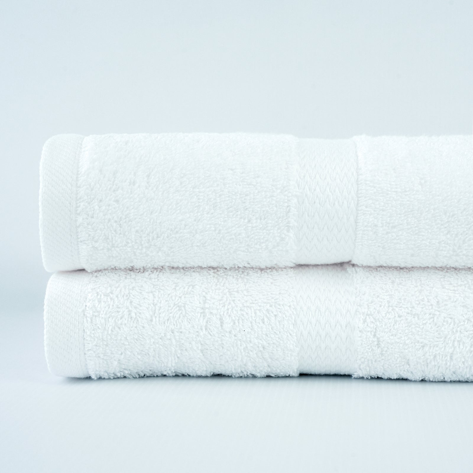 Green Ocean Hand Towels — 12/S Ring Spun 100% Cotton | Hotel