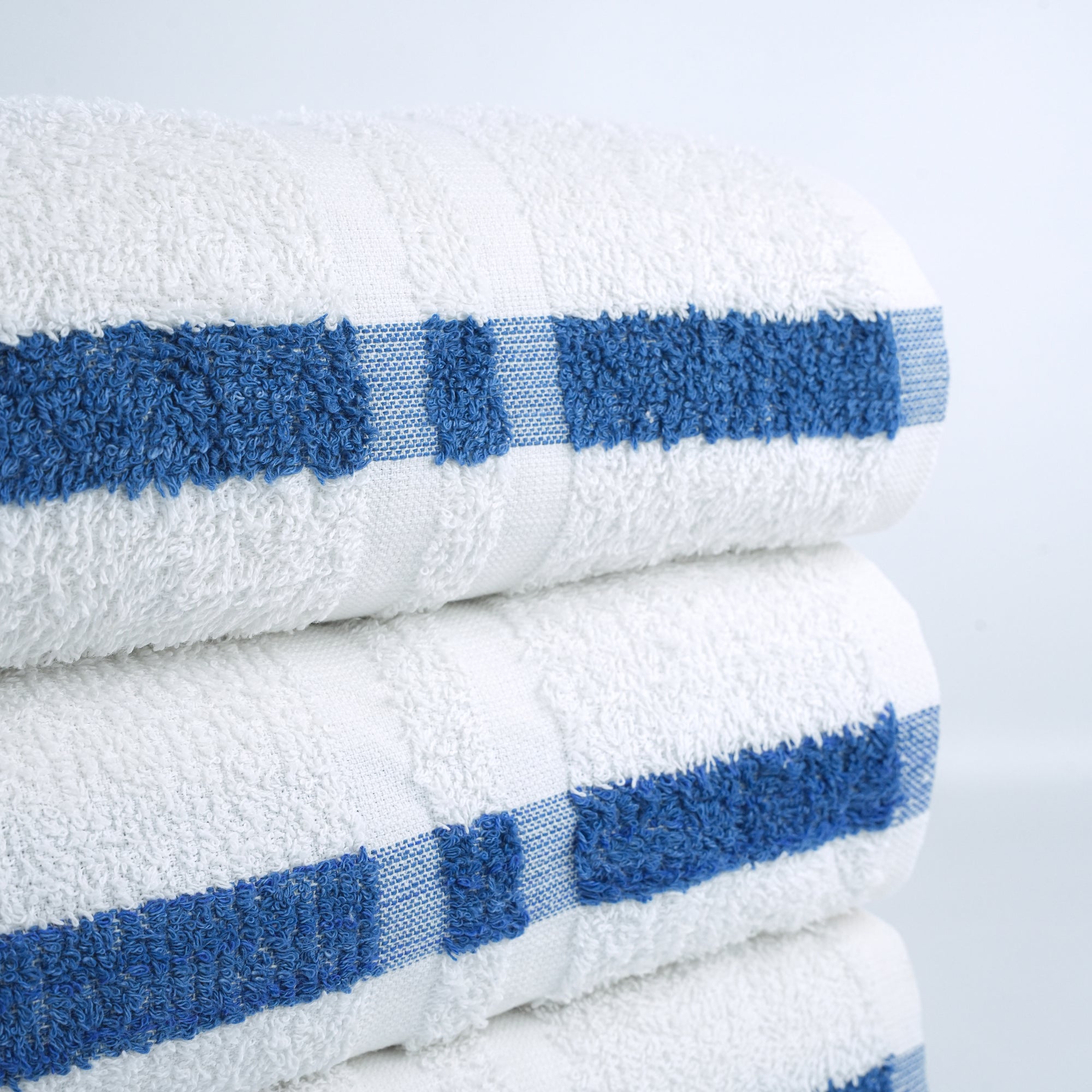 Pool Towel - 10/S - Stripe Towel  - Blended