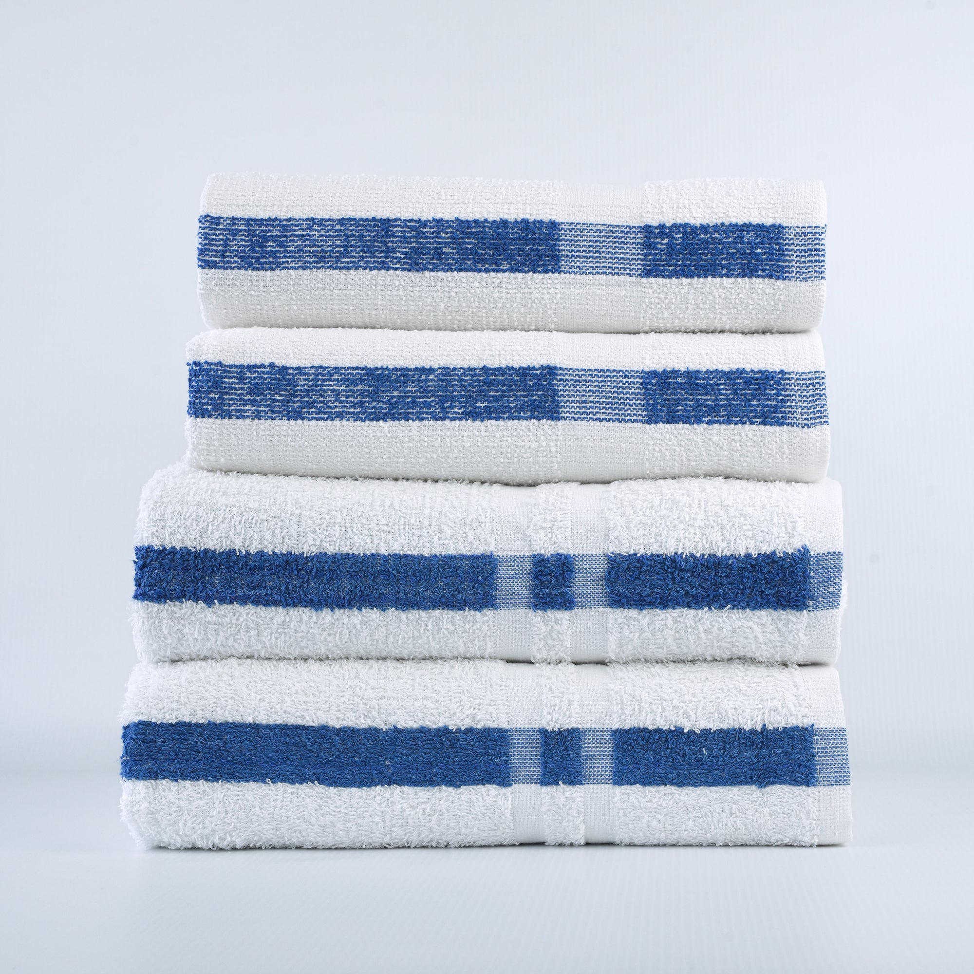 Pool Towel - 10/S - Stripe Towel  - Blended