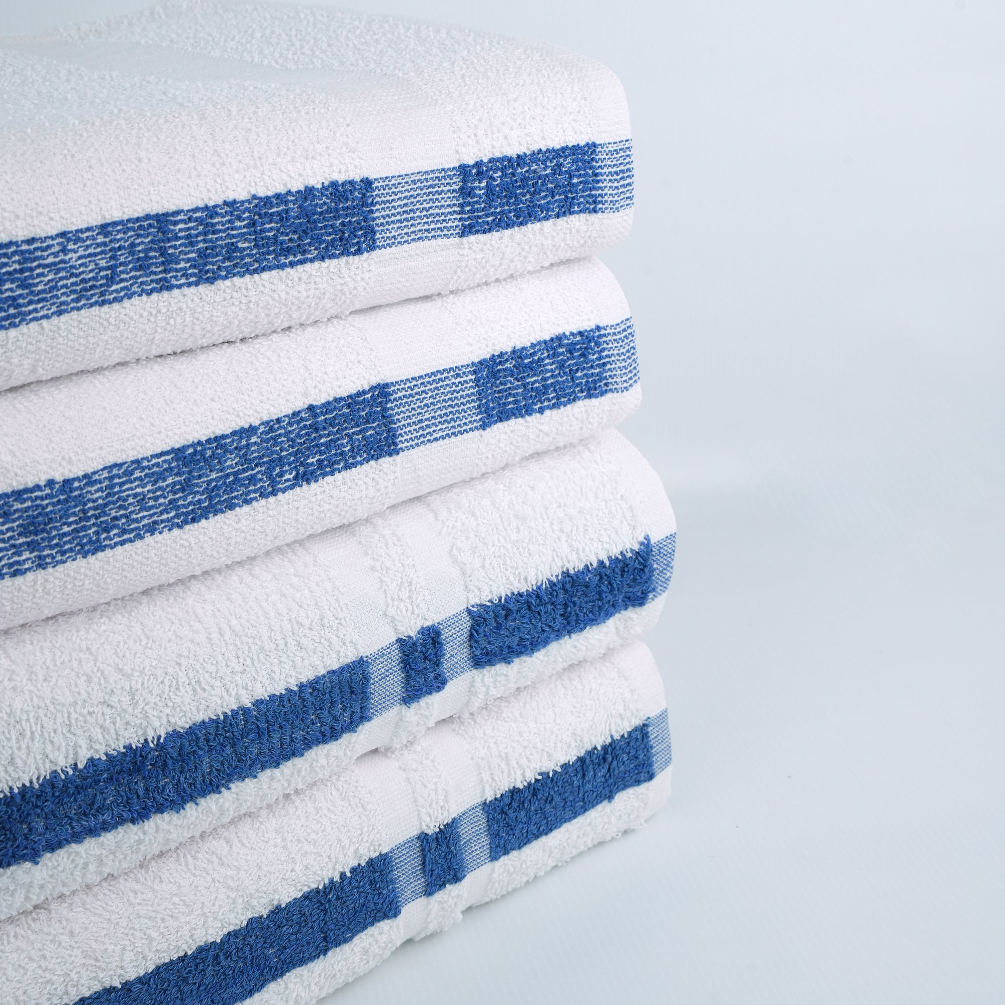 Pool Towel - 10/S - Stripe Towel  - Blended