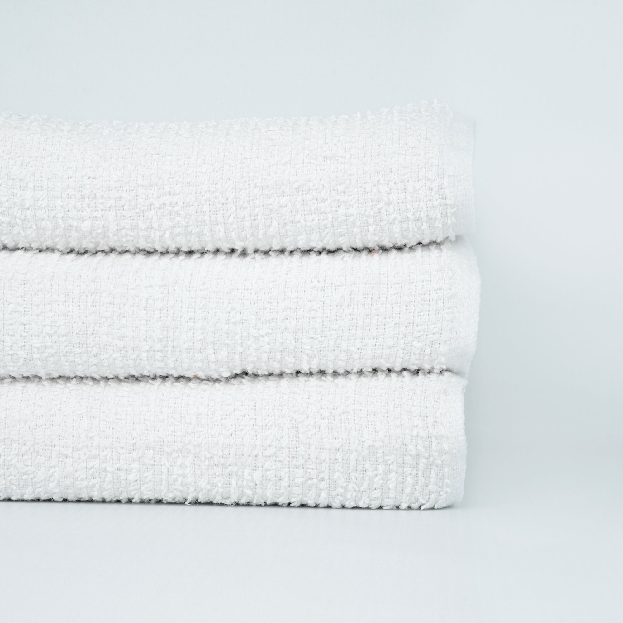 White Ribbed Bar Mop